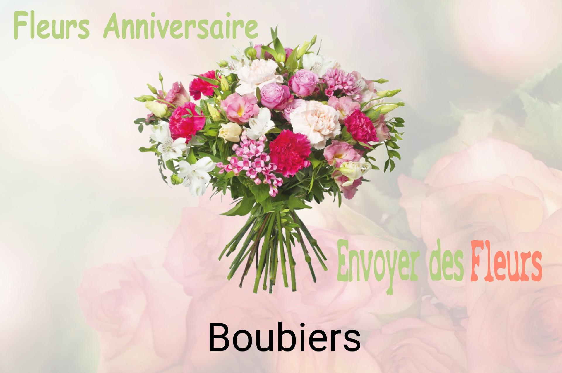 Bouquet de fleurs d’anniversaire livré à Boubiers