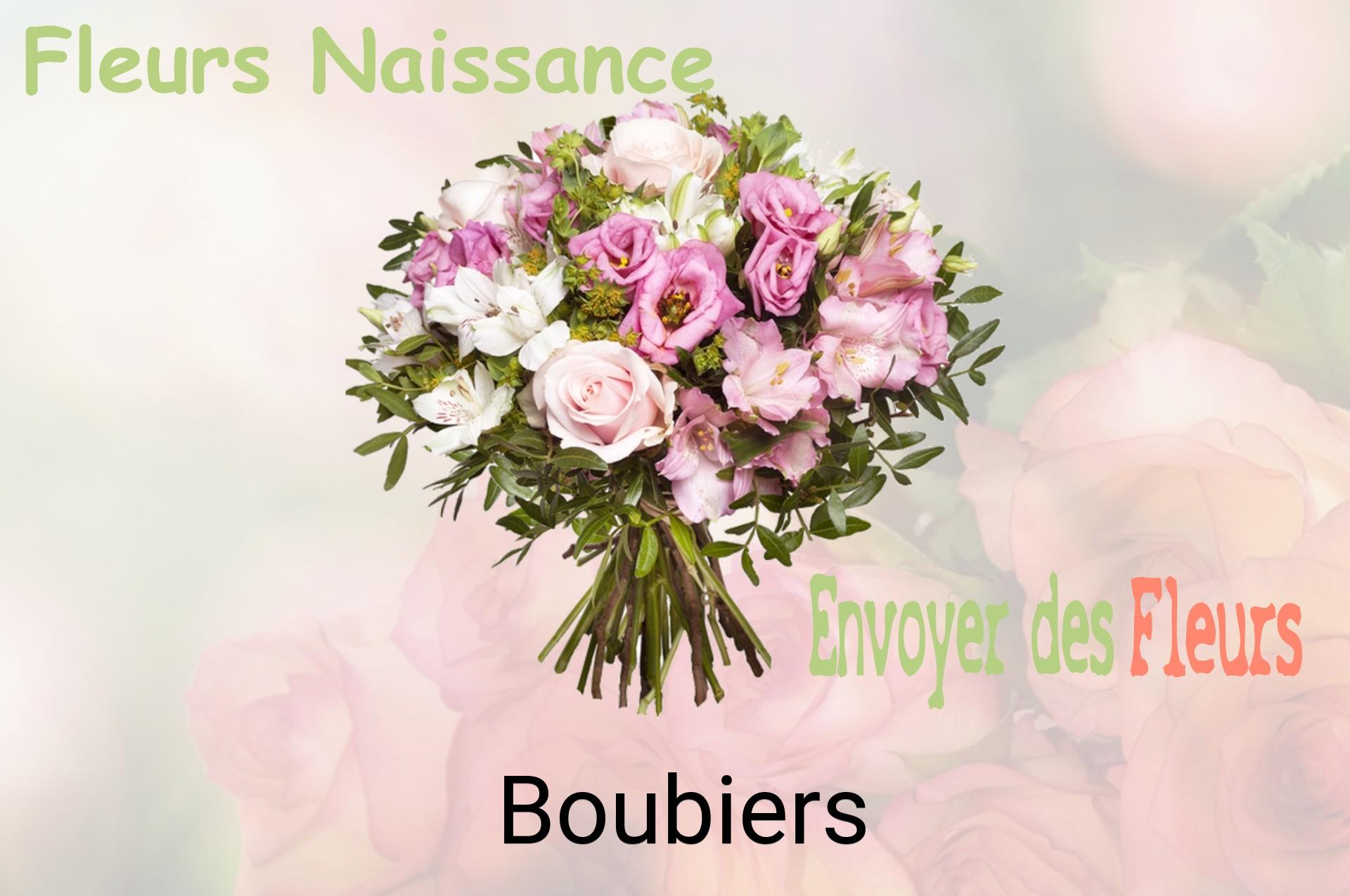 Bouquet de fleurs de naissance livré à Boubiers